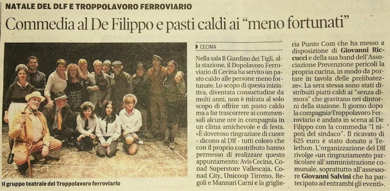 articolo de "IL TIRRENO"