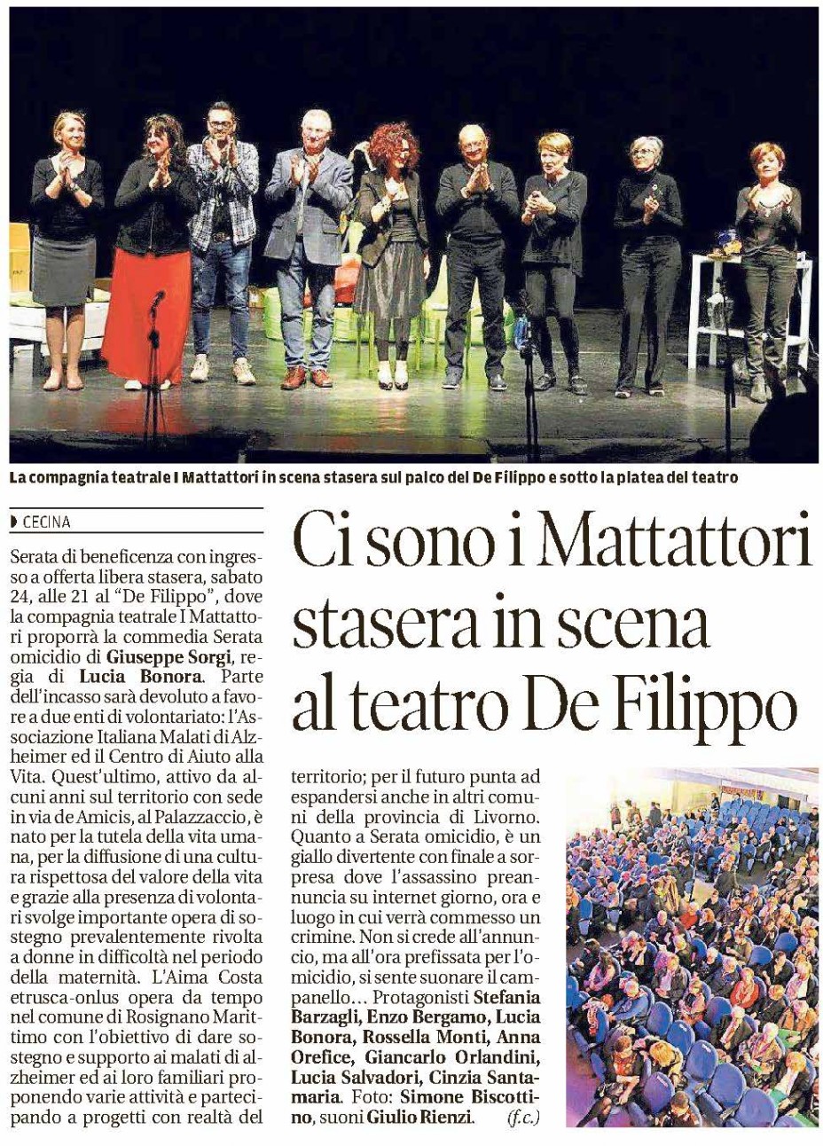 Al Teatro de Filippo 24 febraio 2018