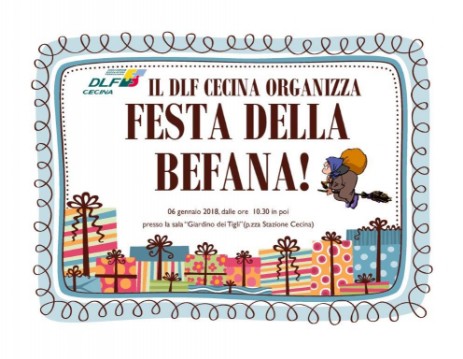 Befana 6 gennaio 2018 al DLF