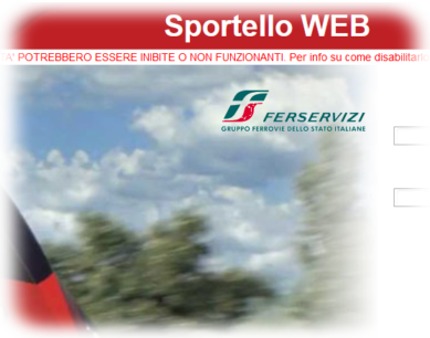 Accedi allo sportello WEB