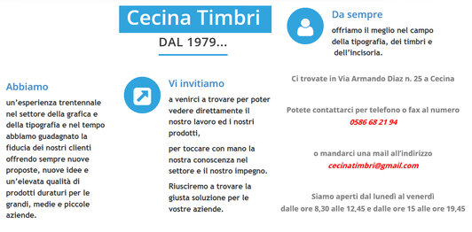 Cecina Timbri