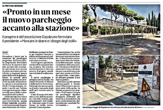 Nuovo Parcheggio al DLF