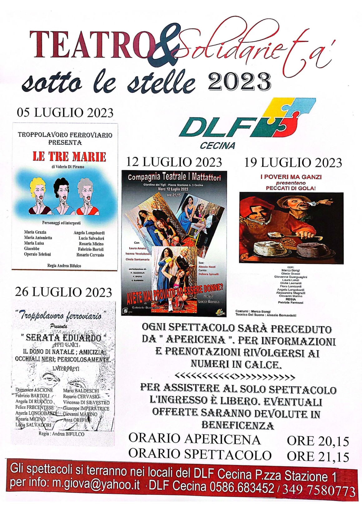 Teatro sotto le stelle 2023